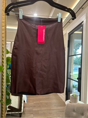 Commando Faux Leather Skirt